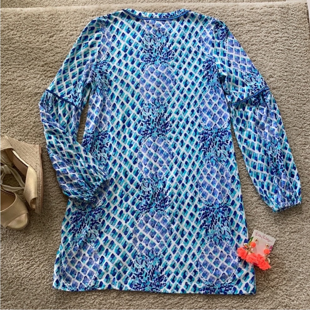 Lilly Pulitzer Joy Dress Resort White Toe In Engineered  Dress - Picture 9 of 9